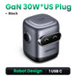 【US Plug】UGREEN 65W 30W GaN Charger Robot Design QC4.0 3.0 PPS for iPhone 17 16 15 Pro Macbook Laptops Tablet PD3.0 Fast Charg