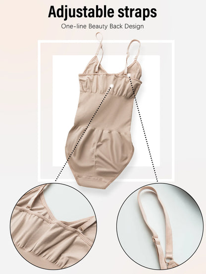 Drop Shipping Damen Sexy Shapewear Nahtlos Schlankmachender Po-Former Shaper Glättender Bodysuit Offener Schritt Hochelastische Bodysuits