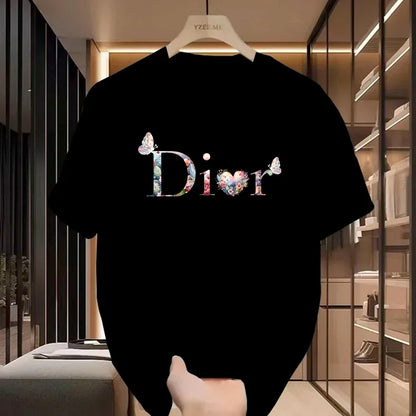 Designer Ladies Luxury Tees Female Vintage Trendy Pullover T Shirts women clothing y2k clothes
