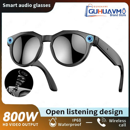 2026 New 4K HD AI Smart Glasses Men 800W Pixel Camera Bluetooth Call 4GB WIFI Transmission Voice Assistant Smart Glasses Women
