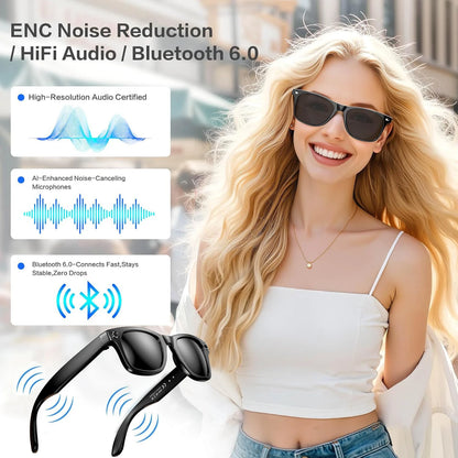 800W Camera AI Smart Translation Sunglasses – Waterproof, Color-Changing, Photo & Video