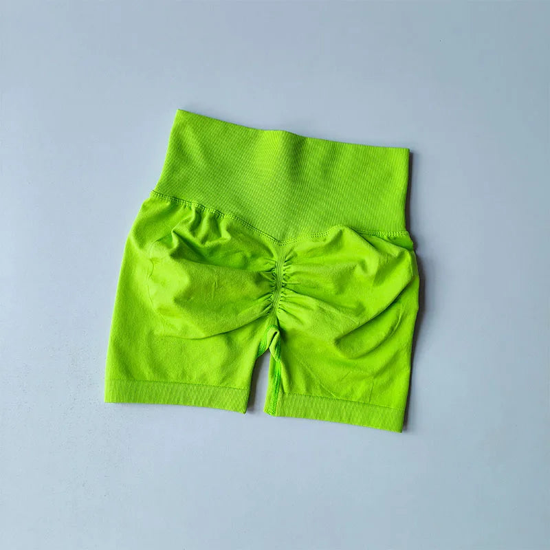 Damen-Sporthose mit Pfirsich-Po-Lifting, hoher Taille und Taillenstraffung, schlankmachende Laufhose, schnell trocknend, dreiviertel-enge Hose