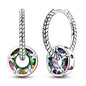 925 Sterling Silver Hoops Earrings Hypoallergenic Hoops Earrings With Zirconia Fashion High Quality Jewelry for Women Girls
