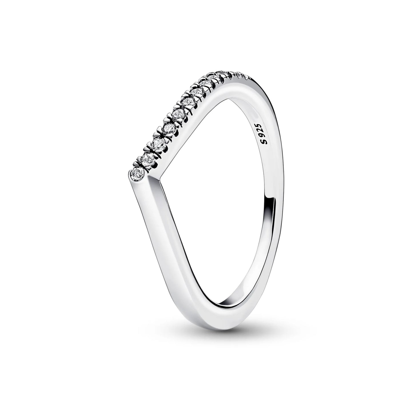 New 925 Sterling Silver Rings Stackable Infinite Heart Red Enamel for Women Mom Original Silver 925 Wedding Ring Jewelry Gift