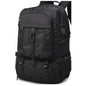 Large Waterproof Travel Backpack Shoe Compartment