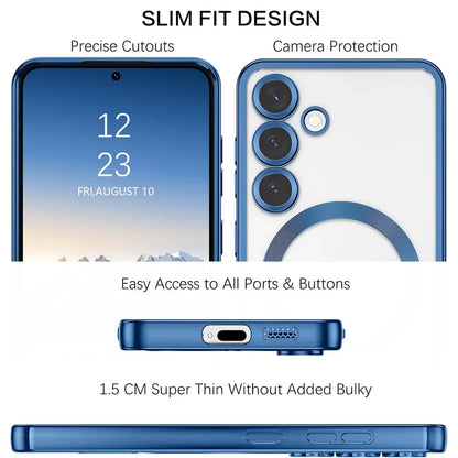 Phone case with slim fit design features on a white background