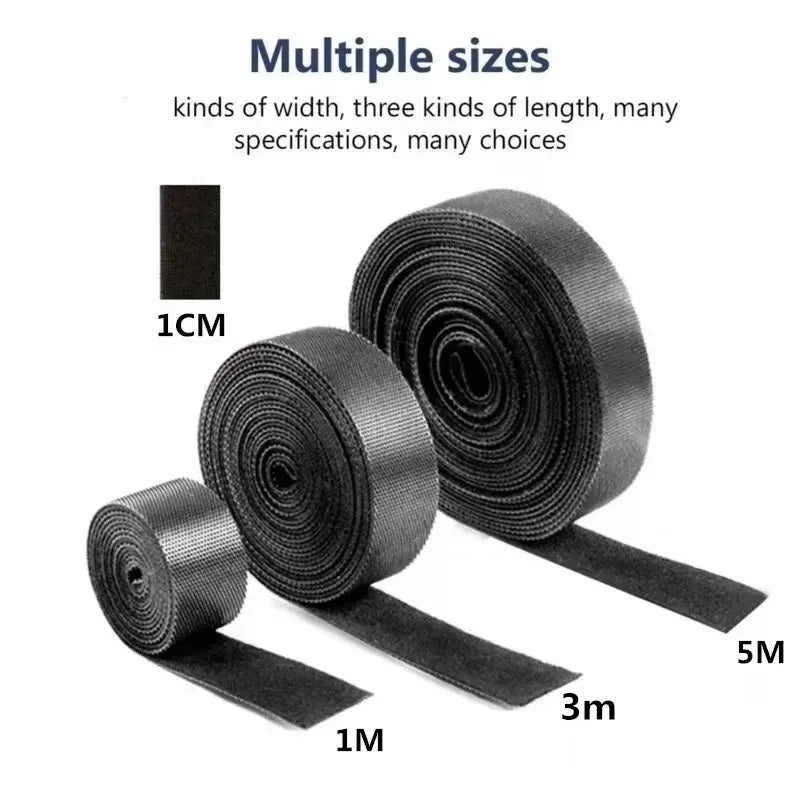 Cable Organizer Wire Winder Tape 1M/5M - Cord Ties