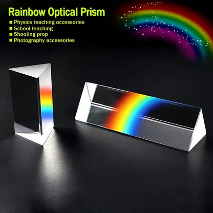 Educational Glass Prism - Spectral Reflection Tool