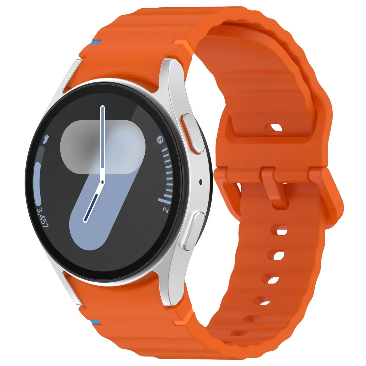 Silicone Strap for Samsung Galaxy Watch7 6 5 4 44mm 40mm Sports Watches Instead of Bracelets for 6/4 Classic 47mm 46mm 43mm 42mm