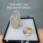 Natural Ethiopia Opal Gem Mineral Specimen Box