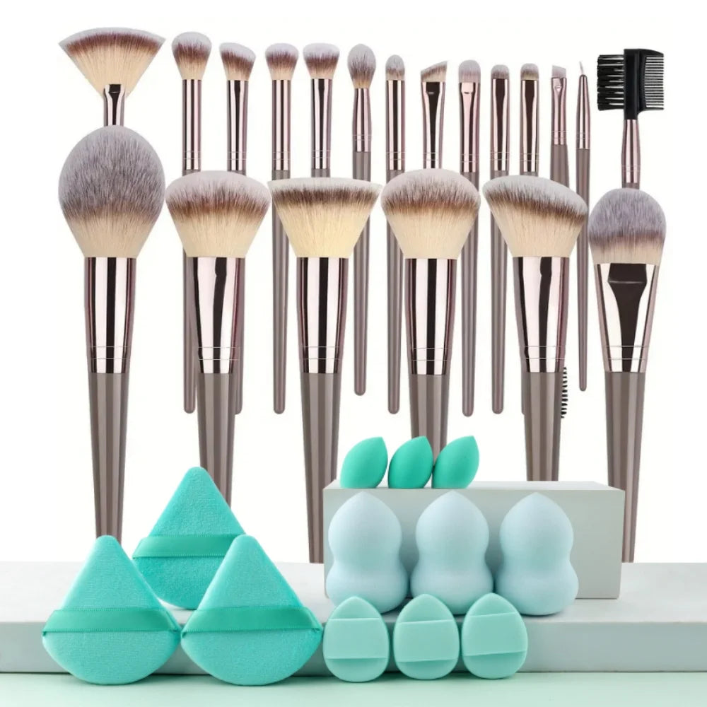 Professionelles 3-20-teiliges Make-up-Pinsel-Set, weiche, flauschige Foundation-Lidschatten-Concealer-Verblendpinsel, Rougepinsel Kabuki Damen Beauty Tool