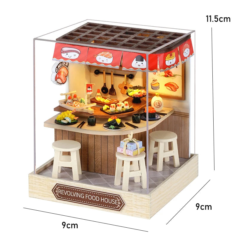 DIY Miniature Doll House 3D Puzzle Building Model Kit