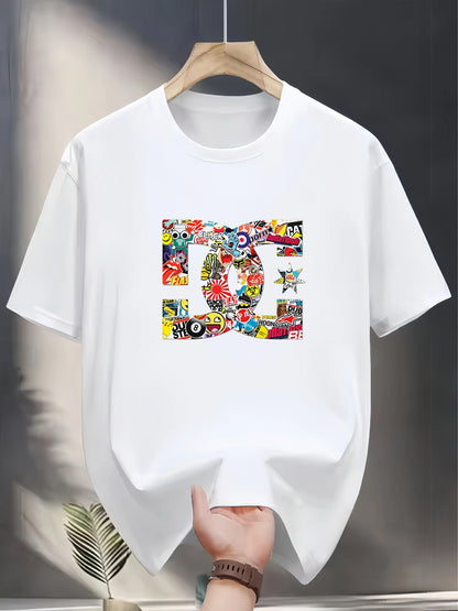 Sommersportbekleidung und lässige Mode-T-Shirts für Damen und Herren 2025, kreative Rundhals-Oberteile mit Schriftzug für Damen und Herren