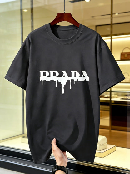 Bedrucktes, lockeres, lässiges und modisches Kurzarm-T-Shirt mit hochwertigem Buchstabenmuster für Kinder für Jungen und Mädchen