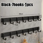 Punch-free wall-mounted living room clothes hanger load-bearing hook towel bathroom wall strong adhesive hanger