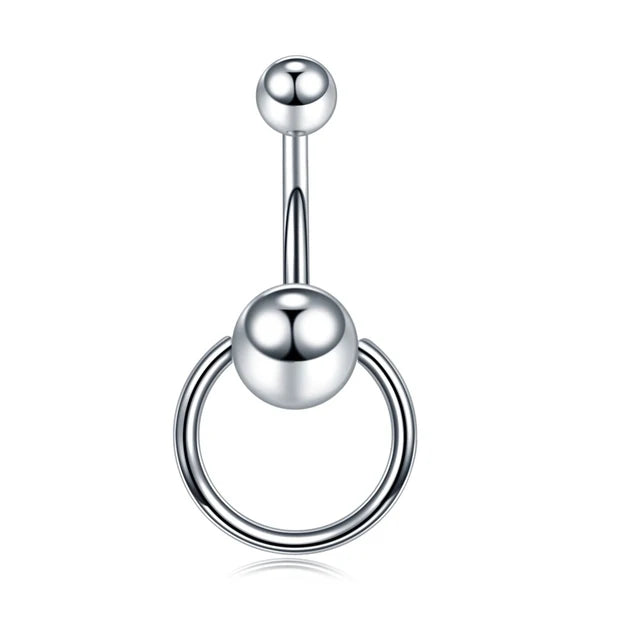 1Pc Surgical Steel Belly Button Ring Navel Nombril Piercing CZ Belly Ring Sexy Women Belly Piercing Body Jewelry Ombligo 14G