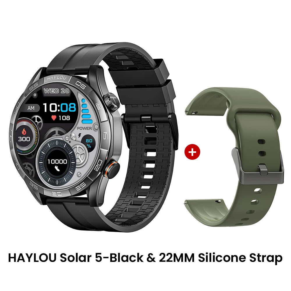 HAYLOU Solar 5 AMOLED Smartwatch Voice Calling Men