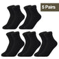 1/2/3/5/10Pairs Thermal Socks Women Winter Warm Thicken Fleece Short Socks Cashmere Wool Socks Snow Velvet Boots Home Floor Wear