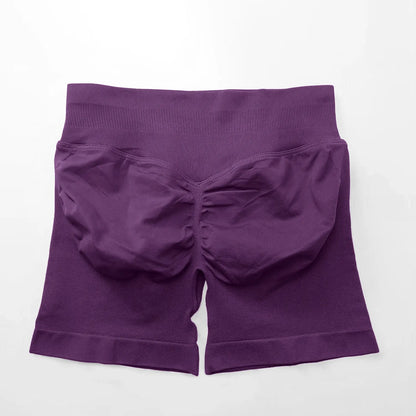 Women's 4.5" Biker Shorts | Scrunch Butt Seamless Yoga Gym Leggings