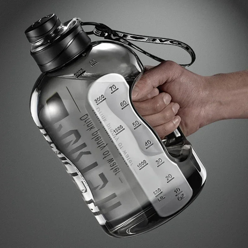 Sports Water Bottle 1.7L/2.7L Gym Cycling Portable