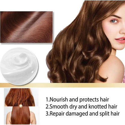 Magical Keratin Hair Mask 5 Seconds Repair Damage Frizzy Treatment Scalp Hair Root Shiny Balm Straighten Soft Hair Care 30ml/500
