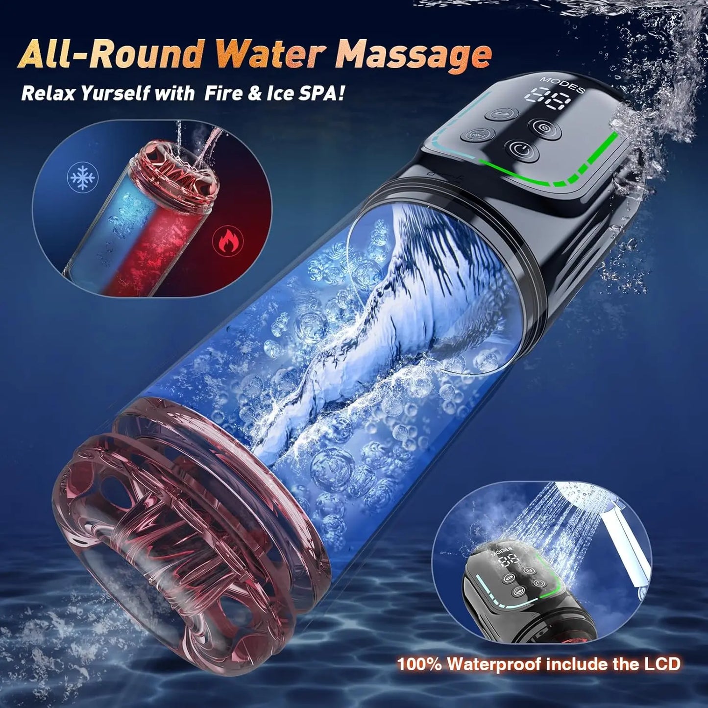 Telescopic Rotation Masturbator Cup Male Sex Toy Automatic Piston Blowjob Vagina Masturbation