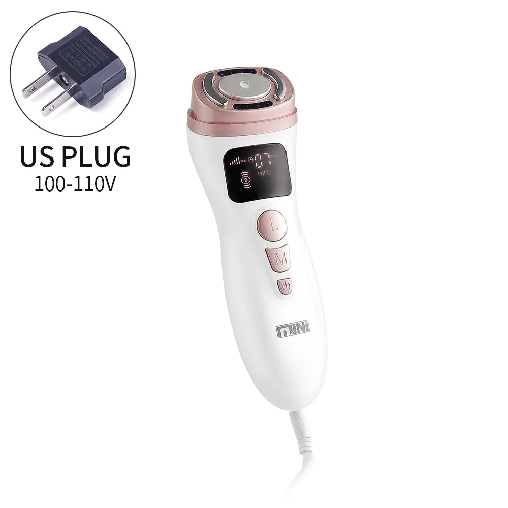 Mini HIFU Machine – Ultrasonic RF EMS Facial Lifting