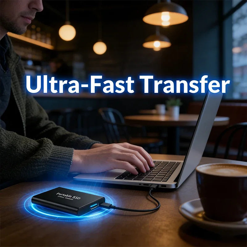 Portable SSD External Hard Drive USB3.2 - 1TB to 16TB