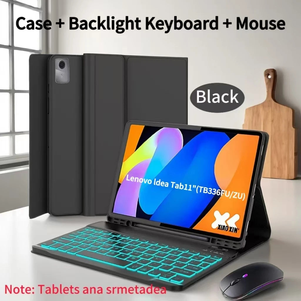 Case for  Lenovo Idea Tab 11-inch TB336FU/ZU, Wireless Bluetooth Keyboard cover for Lenovo Idea Tab 11-inch,Removable keyboard