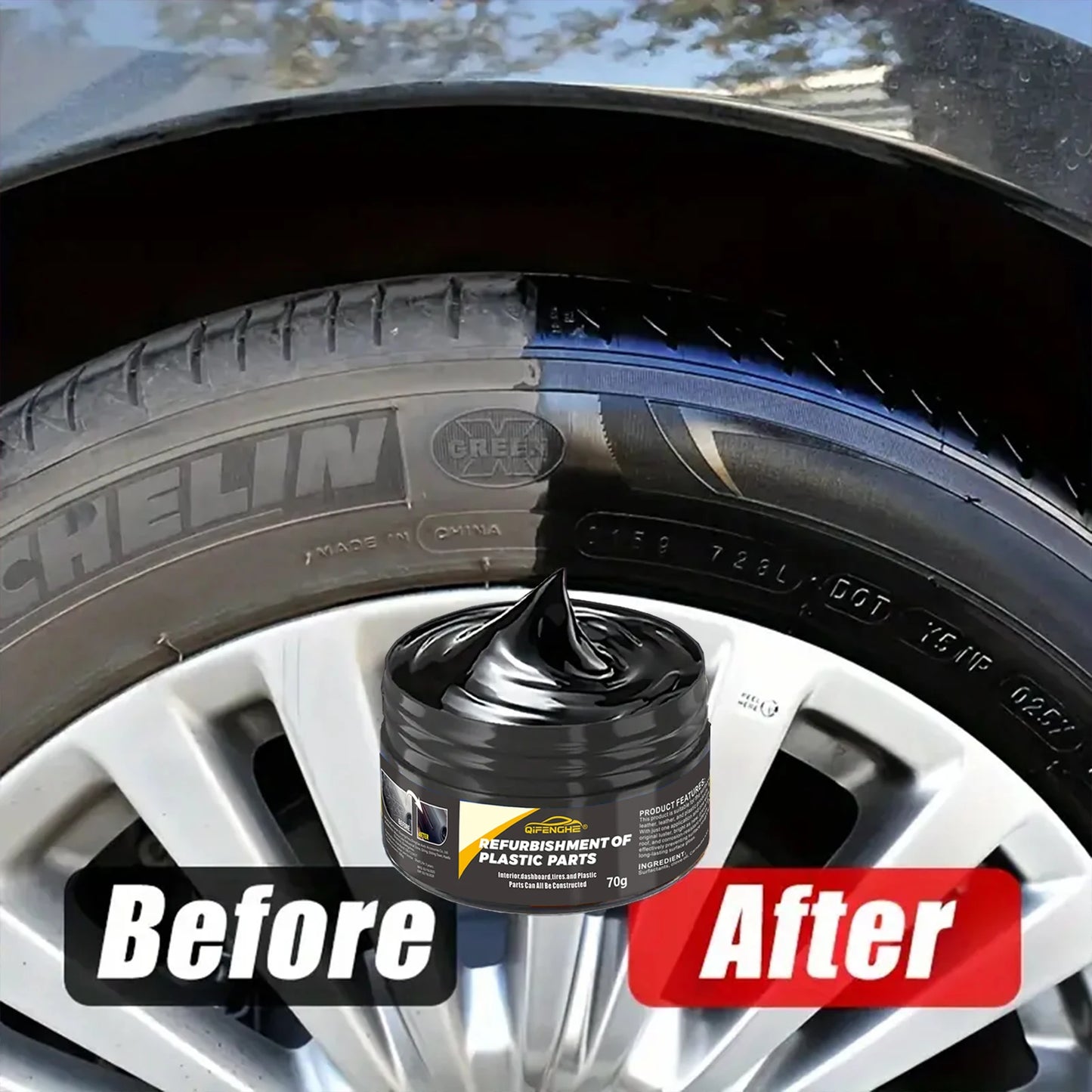 Automotive Plastic Repair Wax - Scratch & Anti-Aging