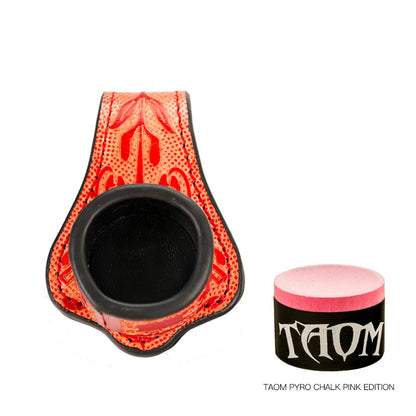 Taom Chalk Orginal Pyro Chalk with V10 Soft Blue 2.0 Pyramid Pink Green Snooker for Professional Round Billiards Chalk