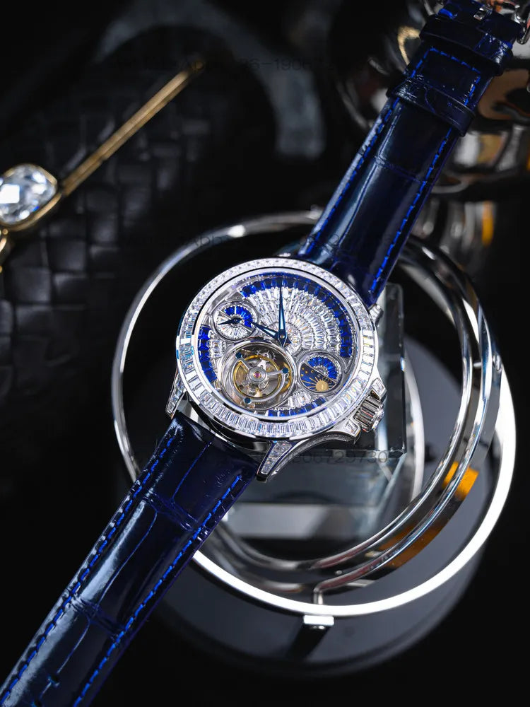 Tourbillon Fully Automatic Mechanical Watch Waterproof Watch