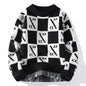 Fall/Winter Mens Brand Pullovers Sweaters High Quality Thick Warm Cashmere Sweater Men Luxury Plaid Pull Homme 2024