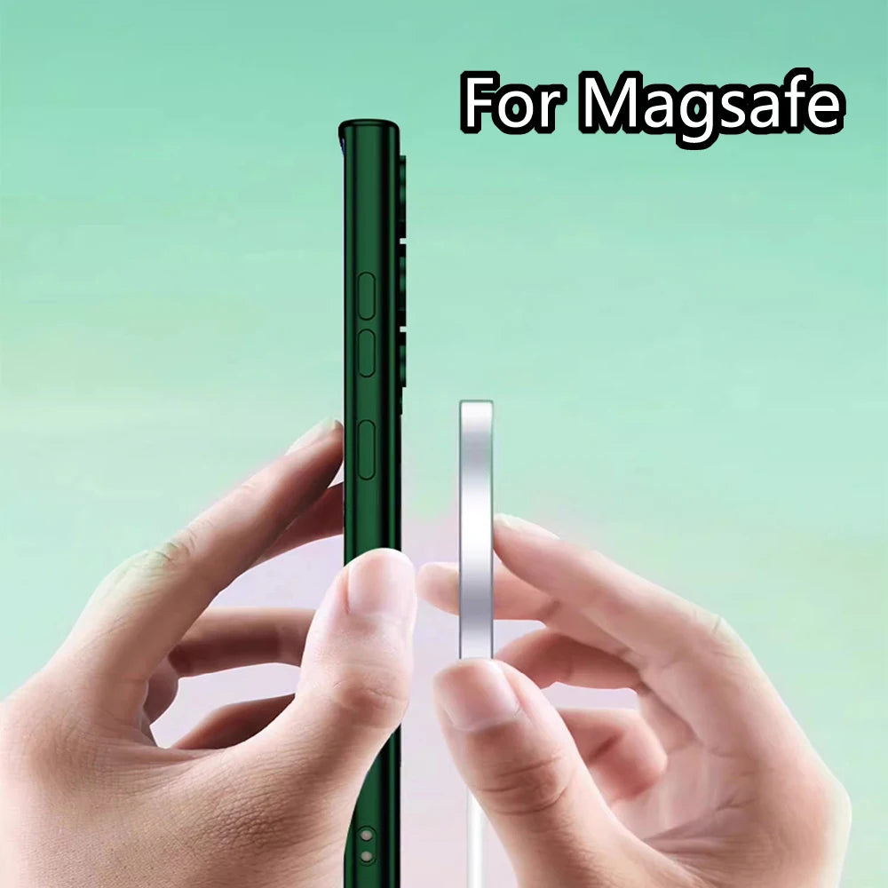 Luxury Magnetic Magsafe Case – Samsung S21-S25 Ultra