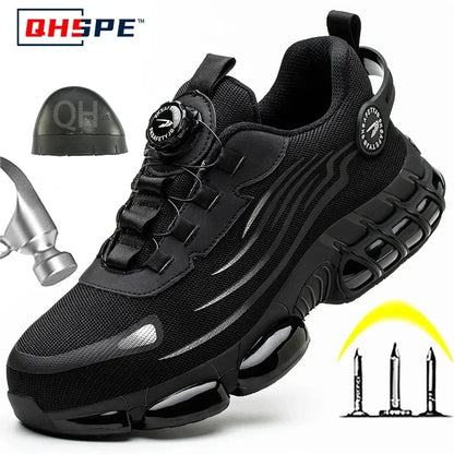 Men's Rotating Safety Work Shoes Anti-Smash Sport