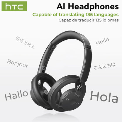 HTC HP06 Bluetooth V6.0 kabellose Open-Ear Kopfhörer faltbar druckvoller Bass Headset für PC Laptop Handy TV leicht hohl luftig