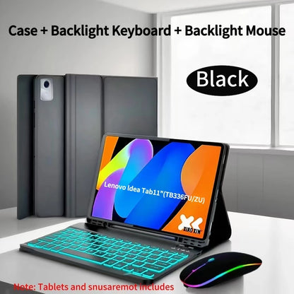 Case for  Lenovo Idea Tab 11-inch TB336FU/ZU, Wireless Bluetooth Keyboard cover for Lenovo Idea Tab 11-inch,Removable keyboard