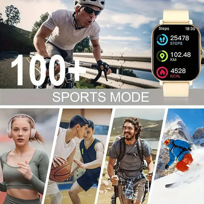 KESHUYOU 2025 New Smart Watch Bluetooth Talking Blood Oxygen/Blood Pressure Monitor Smart Watch for Women Men Holiday Gift