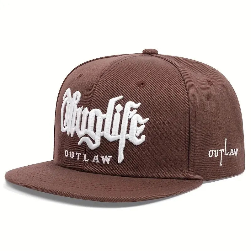 Embroidery Snapback Baseball Cap Adjustable