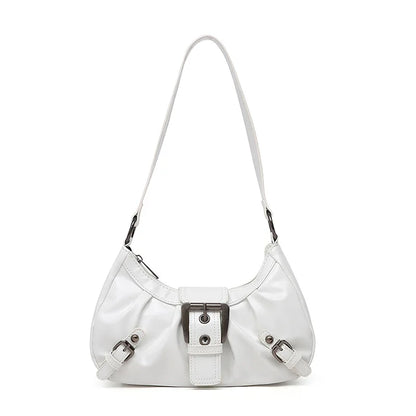 Retro Pleated Hobo Shoulder Bag for Women Hot Selling Maillard Style Underarm Bag Clutch Handbags for Travel Work Shopping