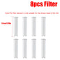 5 Modes Spray Water Saving Shower Head ABS Handheld Spa Showerheads Large Flow Portable Bathroom Filter Shower Faucet Nozzle Set