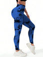 Damen High Waist Nahtlose Leggings – Tie-Dye Yoga-Hose, blickdicht, Fitness- & Workout-Tights