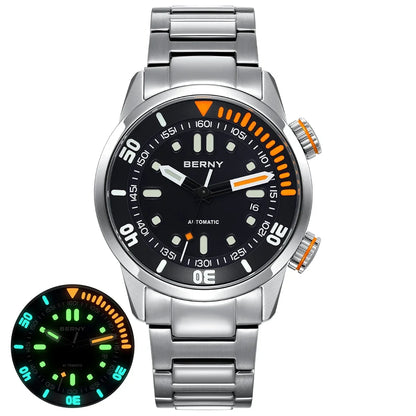 Automatic Dive Watch | Sapphire 20ATM Men Deep Dive Sports
