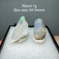Ethiopia Opal Gem Mineral Specimen – 34x34mm Box
