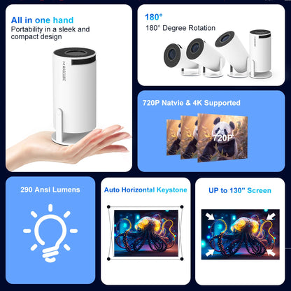 Magcubic HY300 Pro 4K Projector | Android 11 WiFi6