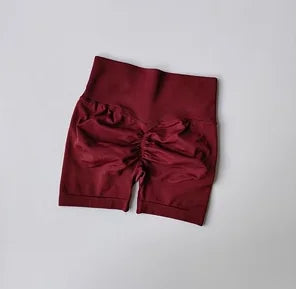 Damen-Sporthose mit Pfirsich-Po-Lifting, hoher Taille und Taillenstraffung, schlankmachende Laufhose, schnell trocknend, dreiviertel-enge Hose