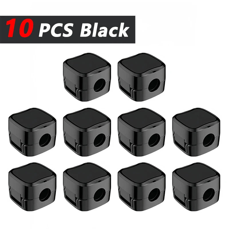 Strong Adhesive Cable Clips - Under Desk Cord Holder