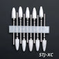 10pcs Ceramic Nail Drill Bits Set, Electric Manicure & Pedicure Milling Cutter, For Nail Polishing Machine