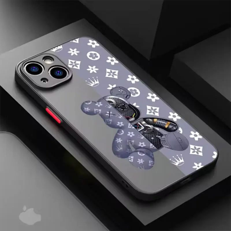 Luxury Bear iPhone Case  Shockproof Cover
