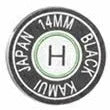 KAMUI Original CLEAR/BLACK Cue Tip Premium Quality Pool Cue Head of 14mm for Sale